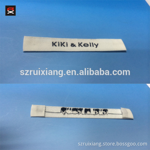 High density brocade satin woven label